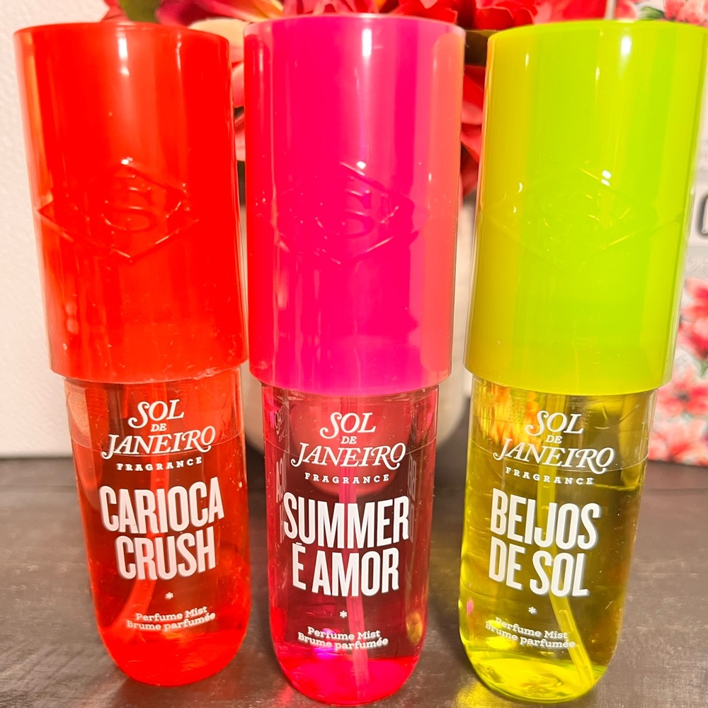 Sol de Janeiro New SUMMER Fragrance Perfume Body Mist Trio Set ~ LIMITED EDITION